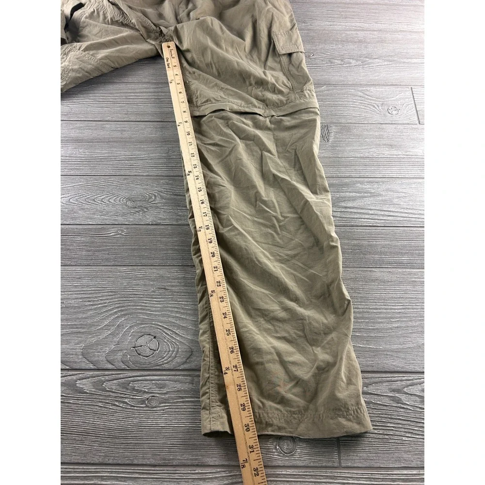 The North Face Mens Outdoor Hiking Convertible Cargo Pants Shorts Tan Medium